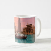 Burj Khalifa Boat See Stadtscape Kaffeetasse (VorderseiteRechts)