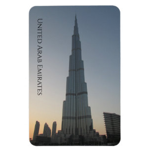 Burj-Khalifa-Dämmerung Magnet