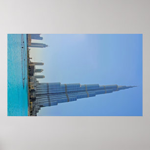Burj Khalifa & Dubai Fountain Foto Poster