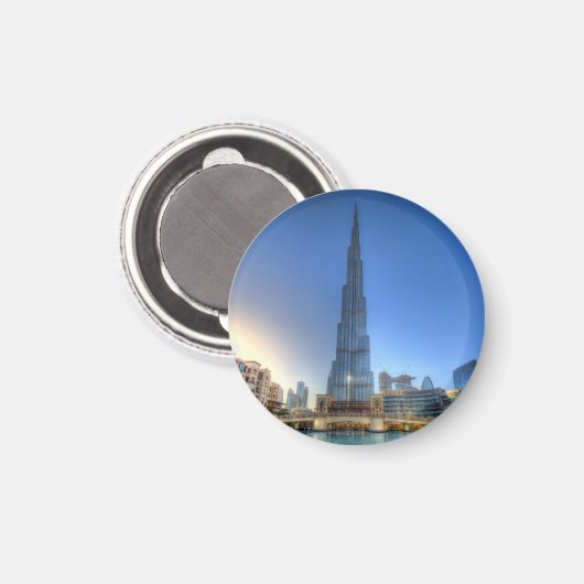Burj Khalifa Dubai Magnet (Vorderseite/Rückseite)