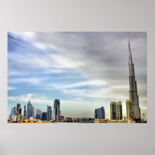 Burj Khalifa, Dubai Poster