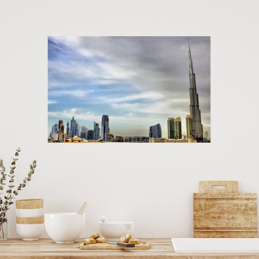 Burj Khalifa, Dubai Poster (Küche)