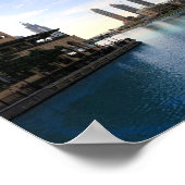 Burj Khalifa, Dubai Poster (Ecke)