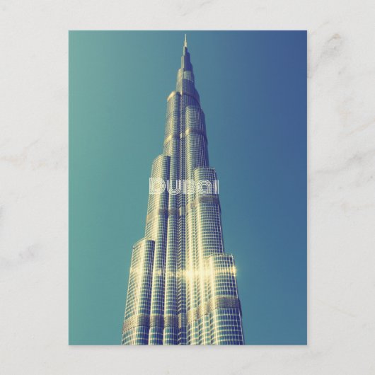 Burj Khalifa, Dubai Postkarte (Vorderseite)