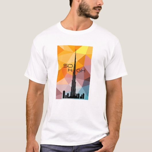 Burj Khalifa Dubai Tower T-Shirt (Vorderseite)