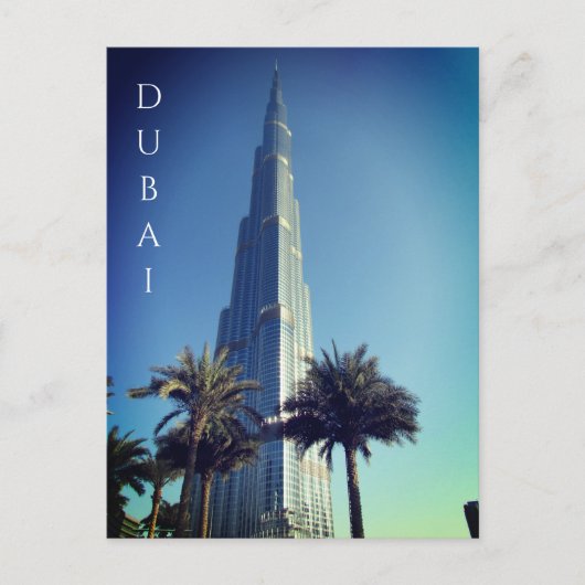 Burj khalifa dubai uae Postkarte (Vorderseite)