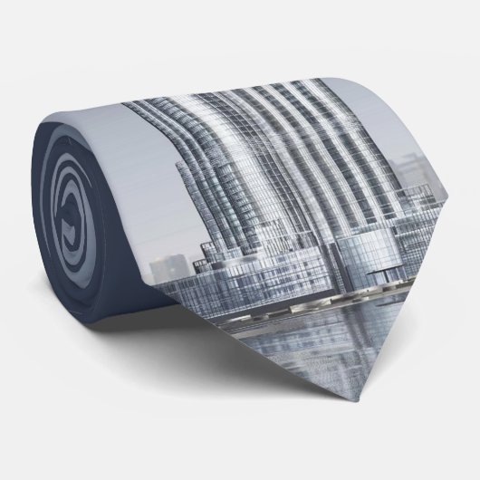 Burj Khalifa Dubai - Welthöchstes Gebäude Krawatte (Gerollt)