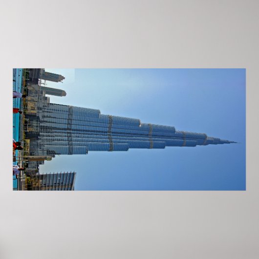 Burj Khalifa - Fotografisches Poster (Vorne)