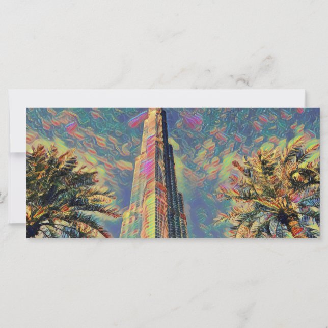 Burj Khalifa Gemälde (Vorderseite)