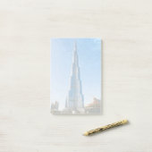 Burj Khalifa, Gemälde in Dubai Post-it Klebezettel (Auf Schreibtisch)