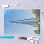 Burj Khalifa, Gemälde in Dubai Seidenpapier (Handwerk)