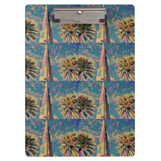 Burj Khalifa Gemälde Klemmbrett (Vorderseite)