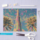 Burj Khalifa Gemälde Seidenpapier (Handwerk)