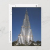 burj khalifa hell postkarte (Vorne/Hinten)