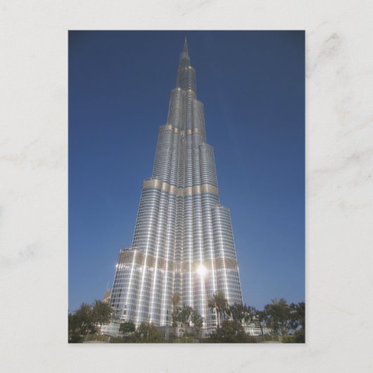 burj khalifa hell postkarte (Vorderseite)