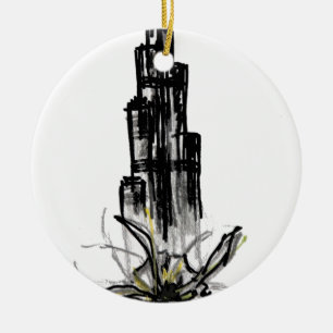 burj khalifa keramikornament