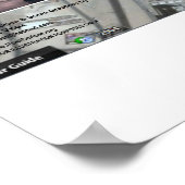 Burj Khalifa Pleiades Muster 1 Poster (Ecke)