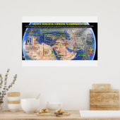 Burj Khalifa Pleiades Muster 6 Poster (Küche)