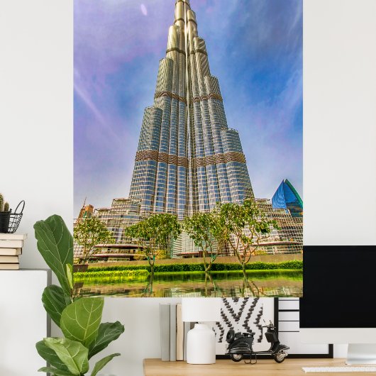 Burj Khalifa Poster (Heimbüro)