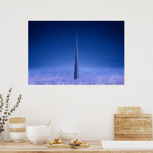 Burj Khalifa Poster (Küche)