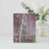 Burj Khalifa Postkarte (Stehend Vorderseite)