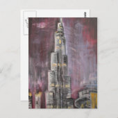 Burj Khalifa Postkarte (Vorne/Hinten)