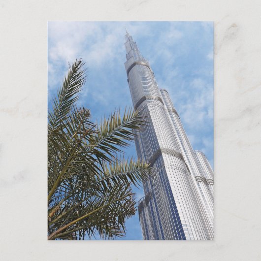 Burj Khalifa Postkarte (Vorderseite)