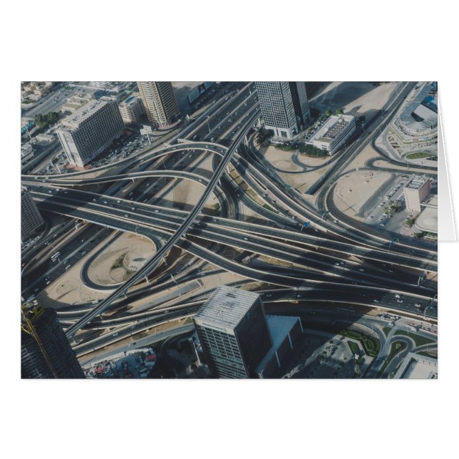 Burj Khalifa Straßenansicht, Dubai (Vorderseite (Horizontal))