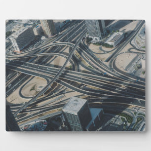 Burj Khalifa Straßenansicht, Dubai Fotoplatte