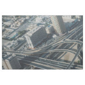 Burj Khalifa Straßenansicht, Dubai Stoff (Fat Quarter (45,7 x 55,9 cm))