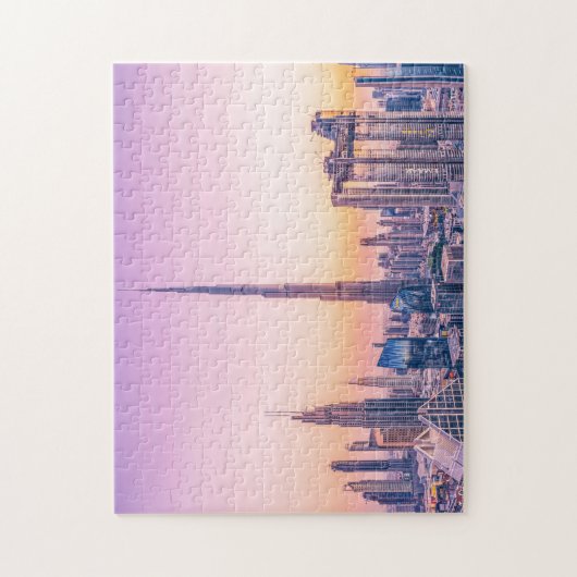 Burj Khalifa Sunset Jigsaw Puzzle (Vertikal)