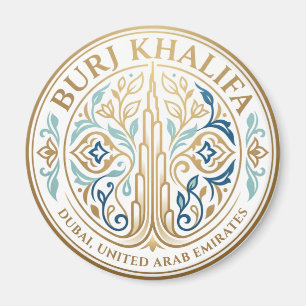 Burj Khalifa Vereinigte Arabische Emirate Magnet