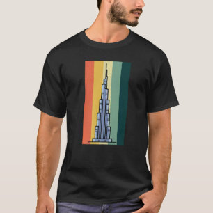 Burj Khalifa Wolkenkratzer Dubai Vereinigte Arabis T-Shirt