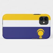 Burjatienflagge Russische Republik Case-Mate iPhone Hülle (Rückseite (Horizontal))