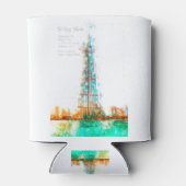 BurjKhalifa Aquarell Dosenkühler (Rückseite)