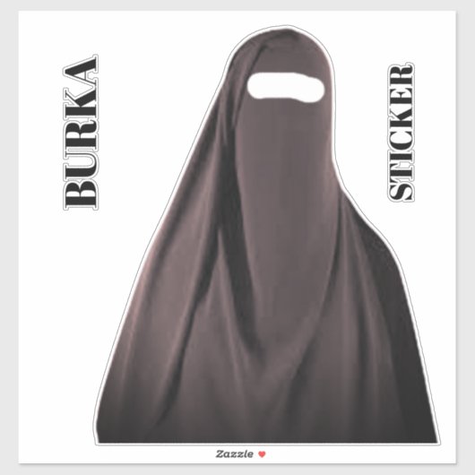 BURKA AUFKLEBER (Blatt)