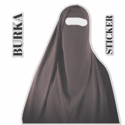 BURKA AUFKLEBER (Vorderseite)