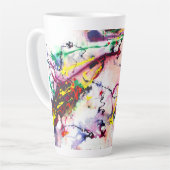 Burkay Rosada Wirbel ArtLatte Tasse (Linke Ecke)