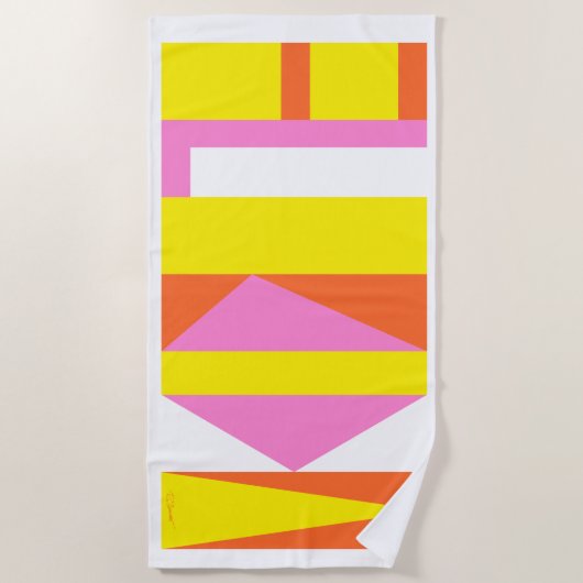 BurkayCouture "Florida" Strandtuch (Vorderseite)