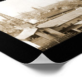 Burkburnett TX Oil Foto 1919 Poster (Ecke)