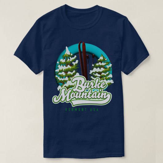 Burke Bergvermont us ski T-Shirt (Design vorne)