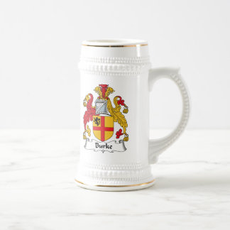 Burke-Familienwappen Bierglas