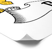 Burke Familienwappen Poster (Ecke)