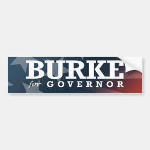 BURKE FÜR GOUVERNEUR 2014 AUTOAUFKLEBER