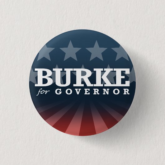 BURKE FÜR GOUVERNEUR 2014 BUTTON (Vorderseite)
