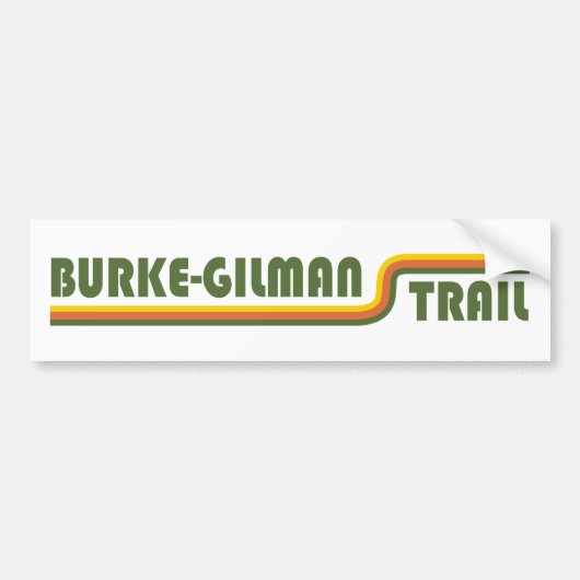 Burke-Gilman Trail Autoaufkleber (Vorne)