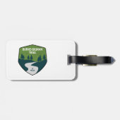 Burke-Gilman Trail Gepäckanhänger (Rückseite horizontal)