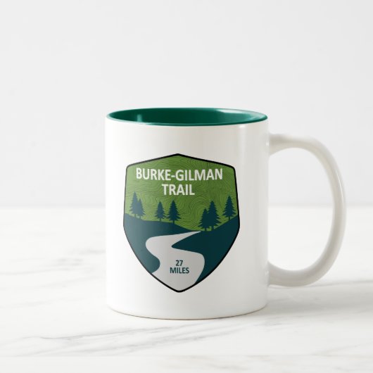 Burke-Gilman Trail Zweifarbige Tasse (Rechts)