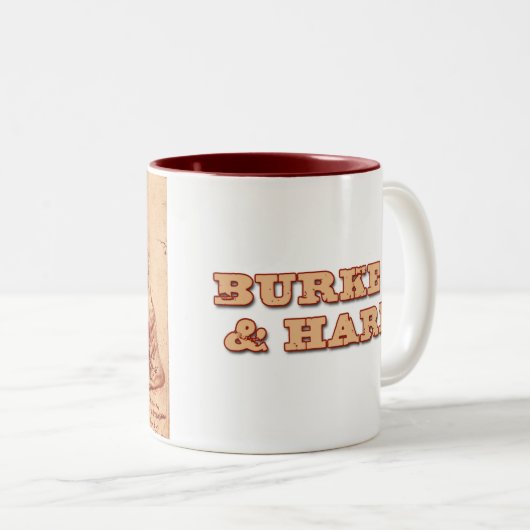 Burke & Hare-Schädelkaffee-Tasse Zweifarbige Tasse (VorderseiteRechts)