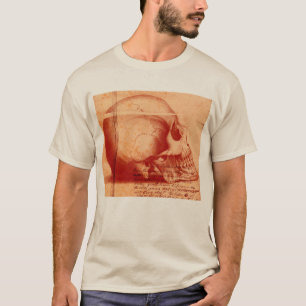 Burke & Hare Skull Creme Design T - Shirt